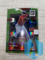 2022 Donruss Optic Lime Green Parallel Rated Rookie Seth Beer #58 Arizona